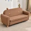 Sofá Infantil, Sofá Pequeño, Combinación Individual y Doble, Sofá de Lectura para Jardín de Infancia, Silla Linda de Oso de Dibujos Animados para Niños y Niñas