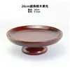 Plato de frutas placa de palo de rosa vietnamita almacenamiento placa de madera maciza plato para semillas de melón dulces plato de frutas de madera plato para taza de té envío gratis