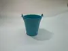 Cubo de Flores Pequeño de Metal Portátil, Maceta de Hierro Dopamina para Dulces No Desmontable, Adorno Colgante Decorativo para Muebles, Al por Mayor en Stock