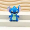 Llavero Colgante de Dibujos Animados Stitch Goma Suave de PVC Muñeco Stitch Colgante para Mochila de Estudiante Caja Ciega Regalo