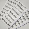 En stock papel de enmascarar traje de baño etiqueta de advertencia de higiene pegatina de higiene pegatina para probarse ropa interior pegatina blanca