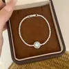 Pulsera de Lujo Ligero, Exquisita y de Moda con Diseño Completo de Circonita para Mujer, Temperamento Único, Simple y Versátil para el Uso Diario, Joyería de Alta Gama