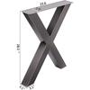 Fonte fabricantes de ferro forjado aço inoxidável mesa tripé móveis de metal hardware suporte de perna de mesa mesa perna atacado casa