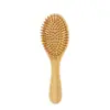 Atacado de fábrica balão de massagem de bambu cabeça de pente pente de massagem meridianos cuidados com a saúde do couro cabeludo massagem confortável alta resiliência