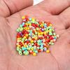Venta caliente transfronteriza de 450 g de pintura de color, pequeñas cuentas de arroz de vidrio de 3 mm, accesorios de joyería para pulseras DIY, cuentas al por mayor