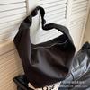 Bolso de axila de ocio para mujer 2023 Nueva marea Bolso de hombro de supercapacidad minoritario explosión lienzo perezoso cruzado