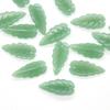 20 piezas hojas largas de 10x23mm DIY accesorios para el cabello antiguos material de horquilla hecho a mano pétalos de vidrio hojas