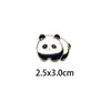 Broche de Panda Divertido Cultural y Creativo, Olla Caliente Linda y Deslumbrante, Panda de Mahjong y Ajedrez Insignia Simple de Metal Accesorios para Hombres y Mujeres