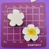 Flor de Frangipani Artificial Brilhante de Cinco Pétalas Acessórios de Resina DIY Para Headwear Presilha de Cabelo Capa de Celular Charms para Crocs Acessórios