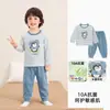 Kaka Panda Roupas Infantis Conjunto de Casa para Crianças Roupas de Outono para Meninos Pijama para Meninas Conjunto de Duas Peças: Top e Calça de Outono para Bebê