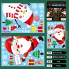 Pegatinas Electrostáticas de Copo de Nieve Blanco Navideño Transfronterizo Pegatinas Decorativas para Vidrio de Ventana Puerta Diseño de Fondo para Ventana Pegatinas de Ventana