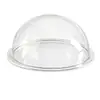Accesorios para nido de gato tipo cápsula espacial hemisférica acrílica, cubierta transparente semicircular antipolvo, cubierta hemisférica hueca para rascador de gato, hecho a medida