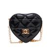 Bolso para Niños Forma de Corazón Estilo 2026, Bolso Pequeño de Moda, Bolso de Cadena Cruzado de un Solo Hombro para Mujer, Billetera Mini Moderna y Linda