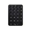 Conjunto de 24 peças de suportes adesivos universais para celular, com ventosas de silicone quadradas, multifuncionais e antiderrapantes, sem necessidade de furos, prontos para uso pelo fabricante.