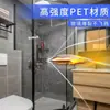 Película a Prueba de Explosiones de Vidrio para Bancos, Espejos del Hogar, Duchas de Baño, Película Transparente de Seguridad Antirrotura, Pegatina de Vidrio Templado