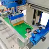 Haotian Pode Personalizar a Máquina de Serigrafia Giratória Automática Totalmente Automática Máquina de Serigrafia para Régua de Papelaria Máquina de Serigrafia Serigrafia
