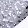 Malla Creativa Malla de Gasa con Estrellas Vestido de Novia Malla Americana Estrella de Cinco Puntas Malla Flocada Velo de Gasa Encaje