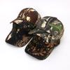 Boné de beisebol camuflado AliExpress transfronteiriço chapéu de folha biônica chapéu de treinamento de campo caminhada boné de pesca chapéu de proteção solar