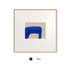 Creación de una pintura colgante de arte de nicho nórdico: pintura decorativa para sala de estar de Ji Feng, mural abstracto moderno y simple para restaurante.