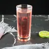Zun Gao Bai Material Catering Vaso de Vidrio Transparente Hogar Té Bebida Cerveza Leche Vaso Octagonal