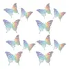 Pegatinas de Mariposas de Colores Huecas 3D para Fiesta Navideña Decoración Artística de Hogar Boda Pared Fondo Pegatinas de Pared en Stock