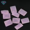 Huagang Gem Rectangular Ángulo Recto Coche Flor Vidriera Piedra Nuda Anillos de Vidrio Multicolor Outlet de Fábrica de Joyería