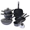 Amazon Conjunto de Utensílios de Cozinha Personalizados em Pedra Medicinal Panela Universal para Sopa Antiaderente Frigideira para Bife Fabricante Atacado