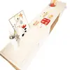 Alfombrilla para Mesa de Mueble de TV Mantel Largo Lujo Accesible Cuero de Gama Alta Patrón PVC Entrada Aparador Protección Superior de Encimera de Zapatero