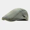 Gorra de béisbol estilo americano, lavada y desgastada, boina de ala corta, sombrero para exteriores con hebilla metálica ajustable, sombrero de sol para parejas