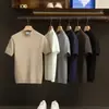 Suéter Camiseta de Gola Alta Meia Manga em Lyocell para Homens Que Pode Ser Usado em Todas as Estações, Ajuste ao Corpo para Roupas de Baixo para Primavera, Outono e Inverno com Pontos Casuais
