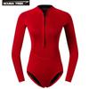 Traje de buceo para adultos, traje de baño húmedo, traje de surf, traje de snorkel, traje de surf de manga larga, cálido y resistente al frío, traje de buceo con protección solar.