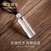 Pendente Natural de Jade Calcedônia Branca de Alta Qualidade Ágata Garra de Gato Fivela da Paz Guanyin Buda Feijão das Quatro Estações Jade Colar