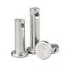 Pasador de acero inoxidable 304, en stock cabeza plana con agujero, pasador de posicionamiento estándar nacional GB882 M8M10, pasador de acero inoxidable