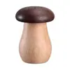 Porta Palillos con Cabeza de Hongo Personalizado Madera de Nogal Dispensador de Palillos para el Hogar Mesa de Comedor de Cocina Adorno Exquisito Lindo de Madera Maciza Lujo Ligero