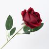 Rosa flor artificial Dia dos Namorados plástico falso buquê mobiliário doméstico transfronteiriço mesa festa arranjo de flores único ramo decoração