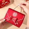Nueva Caja de Dulces de Boda tipo Mochila, Caja de Dulces de Boda China, Bolsa de Dulces de Boda de Alta Gama con Estampado en Caliente de Estilo Simple