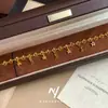 Pulsera de Atrapasueños Estrella Chapada en Oro de Lujo Ligero para Mujer, Estilo Vintage, Joyería de Diseño Único