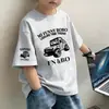Roupas Infantis Verão Novo Estilo Algodão Puro Tie-Dye Lantejoula Manga Curta Camiseta de Verão para Meninos e Meninas, Tops Bonitos e Versáteis de Manga Meia