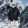 Chaqueta exterior 3 en 1 desmontable de alta calidad para hombres y mujeres, cortavientos, impermeable, cálida, adecuada para montañismo, disponible para compra en grupo y se puede imprimir