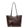 Bolsa tote de alta qualidade, estilo vintage, grande capacidade, moderna para mulheres, nova coleção 2026, bolsa de ombro da moda para o dia a dia
