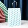 Sacolas de Papel Kraft com Logo Personalizado, Sacolas Coloridas para Embalagem de Viagem para Café e Chá com Leite, Sacolas Espessas para Presente de Catering