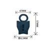 Ganchos giratórios de plástico para atacado para alças, bolsas e acessórios para animais de estimação, disponíveis em vários tamanhos de 15-50 mm, em estoque, ganchos para bolsa de cintura espessados