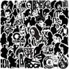 100 Pegatinas de Graffiti de Banda de Rock Punk Rock para Guitarra, Motocicleta, Patineta, Casco, Pegatinas Impermeables