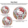 Fabricantes de origen transfronterizos Sanrio estampado falda para árbol de Navidad decoración navideña encantador delantal para base de árbol personalizable