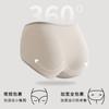 Ropa interior de control de abdomen de talle alto con estampado para mujer, talla grande, calzones transpirables de algodón puro para mujer, sin costuras, sencillos y suaves