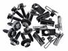 Cuerpo de hebilla de coche Tornillo M8 y abrazadera de tuerca en U M8 M8-1.25x30 mm - Tipo hexagonal de 13 mm