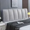 Funda de mesita de noche, Gama alta, Estilo de lujo accesible, Tela con tecnología sin lavado, Bolsa suave acolchada engrosada para mesita de noche de madera maciza, Funda universal para respaldo