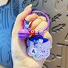 Estilo Ins Creativo Acrílico Texto Marca Ping An Coche Feliz Llavero Colgante Corazón de Niña Funda para Teléfono Móvil Joyería