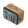 Brinquedo Interativo para Alívio de Estresse Modelo Miniatura Caixa de Ferro DIY Mini Comida Caixa de Brinquedo Mala Pequena Bolsa de Mão Caixa de Ferro