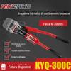 Alicate de crimpagem hidráulica integral 10T com alicate hidráulico autotravante KYQ-300C crimpagem de cabos 16-300 metros quadrados